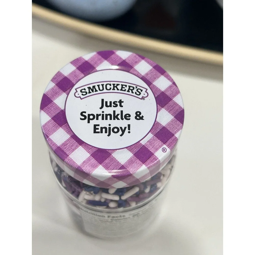 NEW Smuckers‎ Grape Jam Sprinkles 2.82 oz